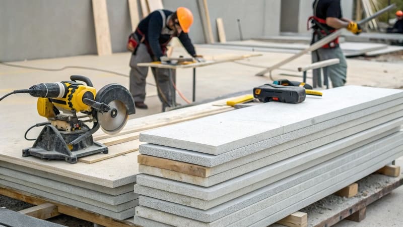 fibre cement board installation