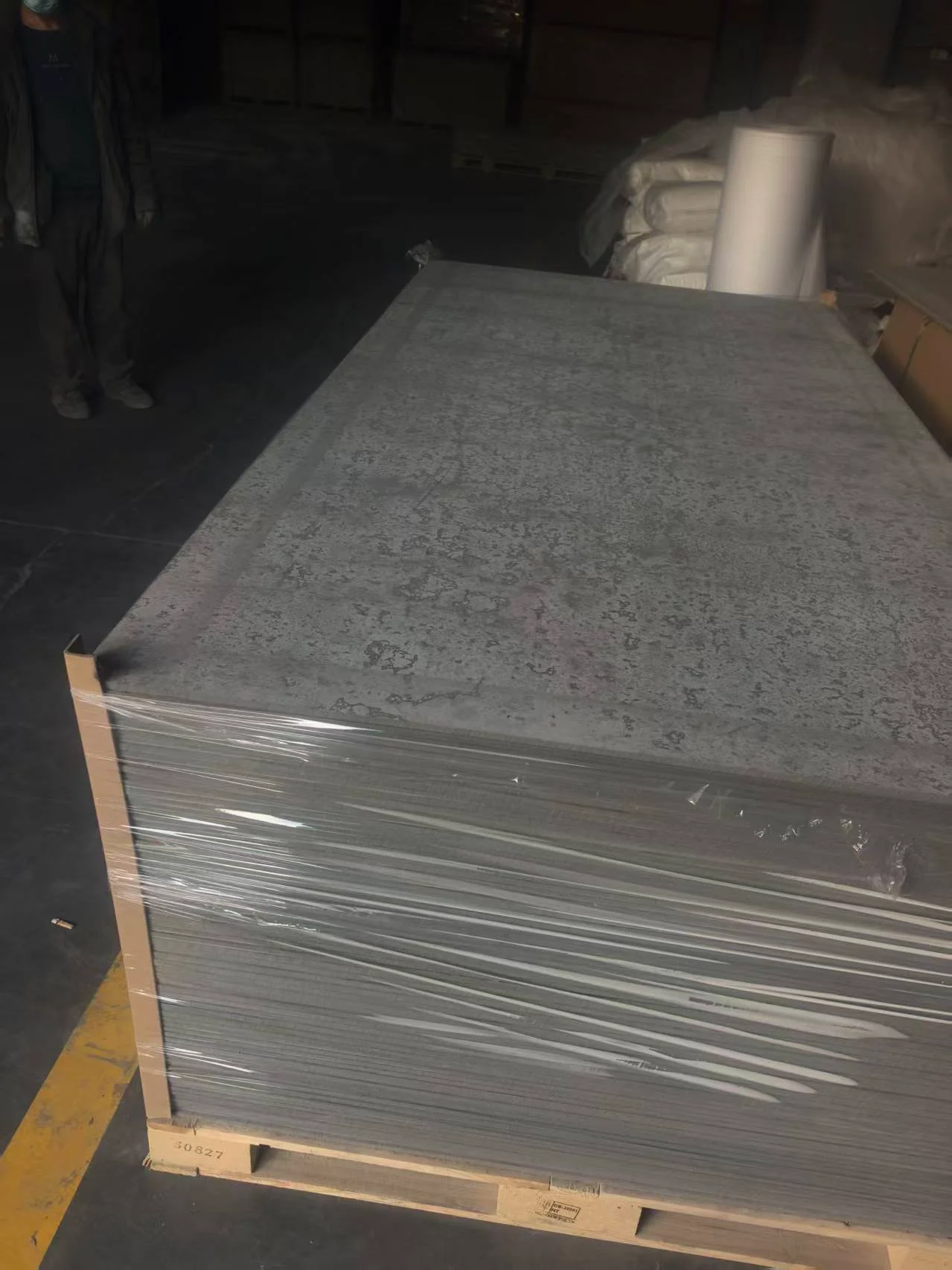 Fiber cement siding texture